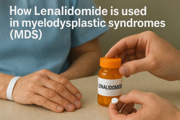 How Lenalidomide is used in myelodysplastic syndromes