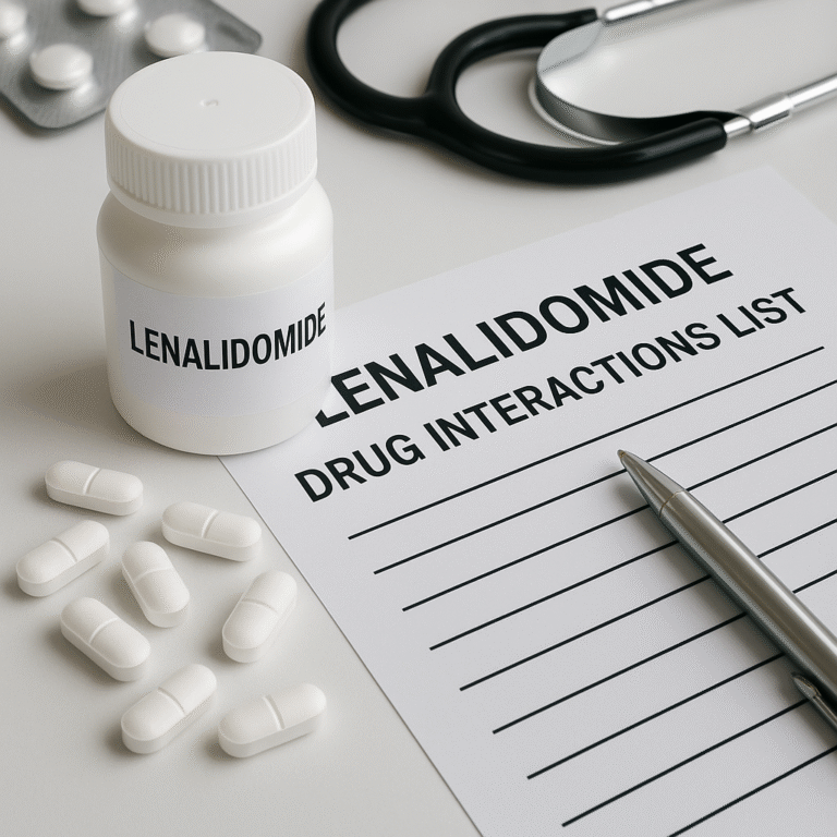 Lenalidomide drug interactions list
